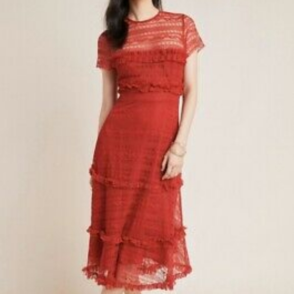 Anthropologie Dresses & Skirts - Vone Anthropologie New Dashing Lace OverlayDress